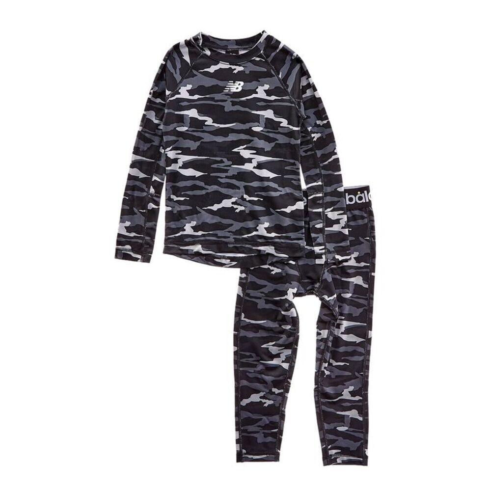 New Balance Boys  2Pc Layering Set, Black